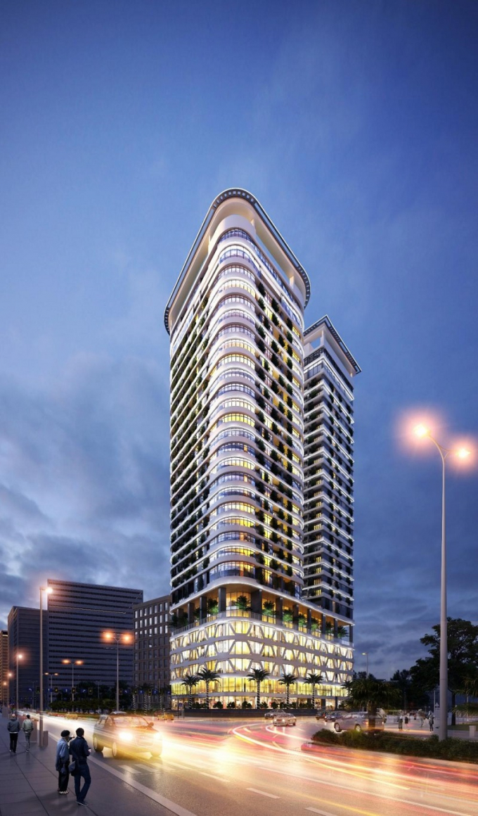 Phối cảnh tổng quan dự &aacute;n Manhattan Tower