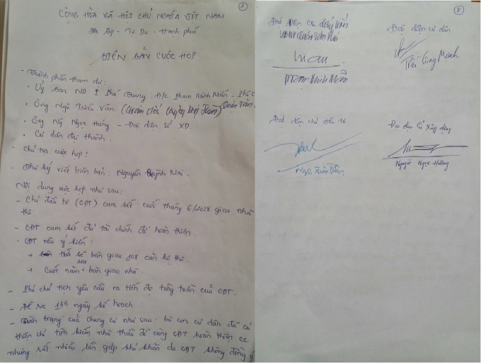 Bi&ecirc;n bản cuộc họp ng&agrave;y 24/3.