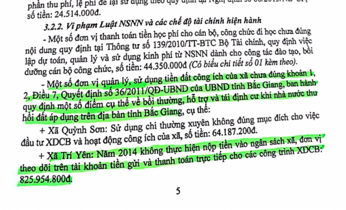 Sai phạm tại UBND x&atilde; Tr&iacute; Y&ecirc;n bị Sở T&agrave;i ch&iacute;nh