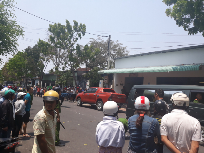 Hiện trường vụ nổ s&uacute;ng tại qu&aacute;n bi da Sơn H&agrave;, số 72 L&ecirc; Q&uacute;y Đ&ocirc;n, TP Kon Tum.