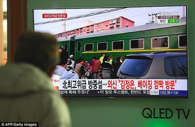 Điều chưa biết về đo&agrave;n t&agrave;u bọc th&eacute;p chuy&ecirc;n chở l&atilde;nh đạo Triều Ti&ecirc;n