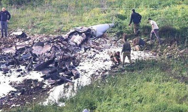 X&aacute;c chiếc F-16I bị bắn rơi