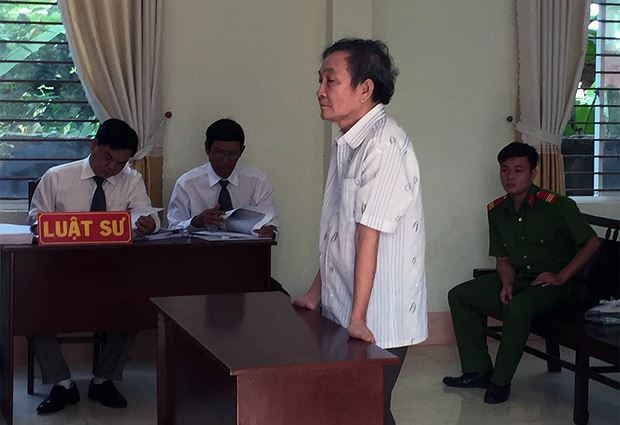 Bị c&aacute;o Năm tại to&agrave;. Ảnh VNN