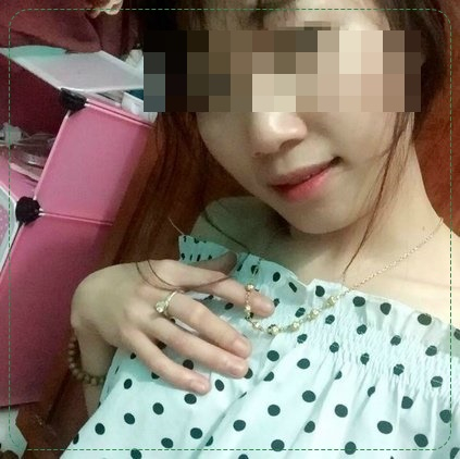 Chị H. trước khi xảy ra vụ việc