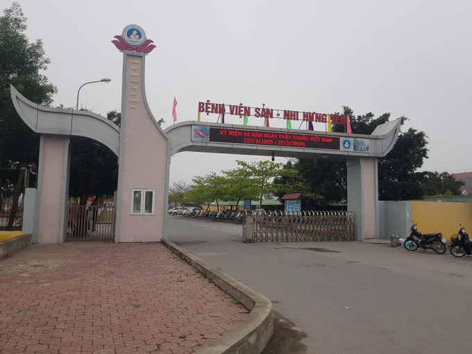 Bệnh viện Sản nhi Hưng Y&ecirc;n.