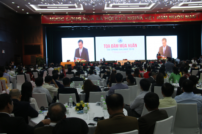 Buổi tọa&nbsp;đ&agrave;m ghi nhận nhiều tham luận thẳng thắn từ cộng đồng doanh nghiệp.&nbsp;