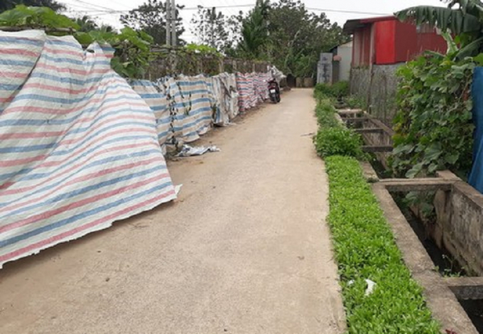 Hiện trường nơi xảy ra sự việc.