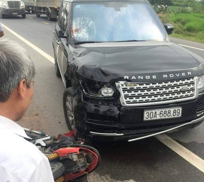 Hiện trường vụ tai nạn.