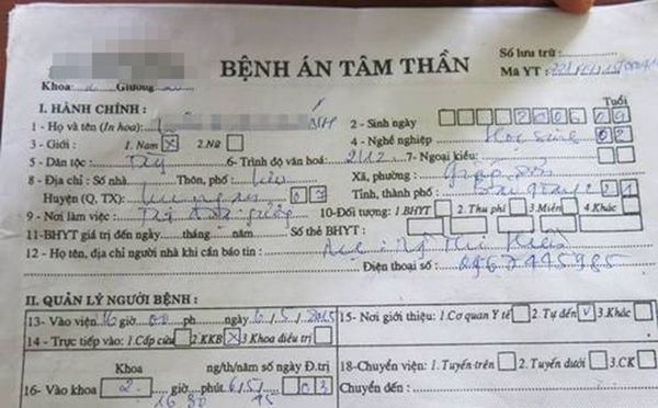 Bệnh &aacute;n giả đươc nhập số hiệu, v&agrave;o sổ y lệnh, sổ theo d&otilde;i thuốc, sổ theo d&otilde;i ra v&agrave;o viện.