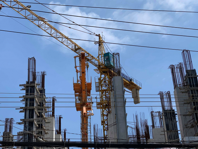 Cao ốc K-Homes hiện tại đang dừng thi c&ocirc;ng.