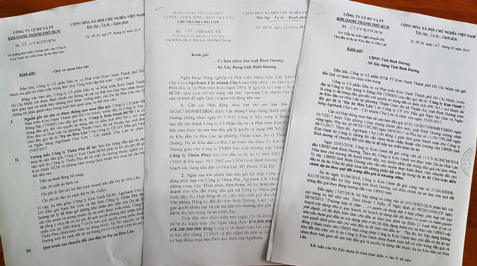 Văn bản C&ocirc;ng ty Kim Oanh gửi b&aacute;o ch&iacute; v&agrave; c&aacute;c cơ quan chức năng.