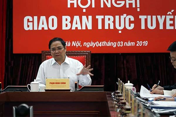 Trưởng Ban Tổ chức TƯ Phạm Minh Ch&iacute;nh.