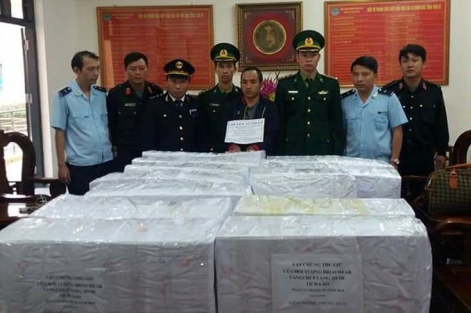 To&agrave;n bộ 294kg ma t&uacute;y được c&aacute;c lực lượng chức năng ni&ecirc;m phong sau khi bắt giữ.