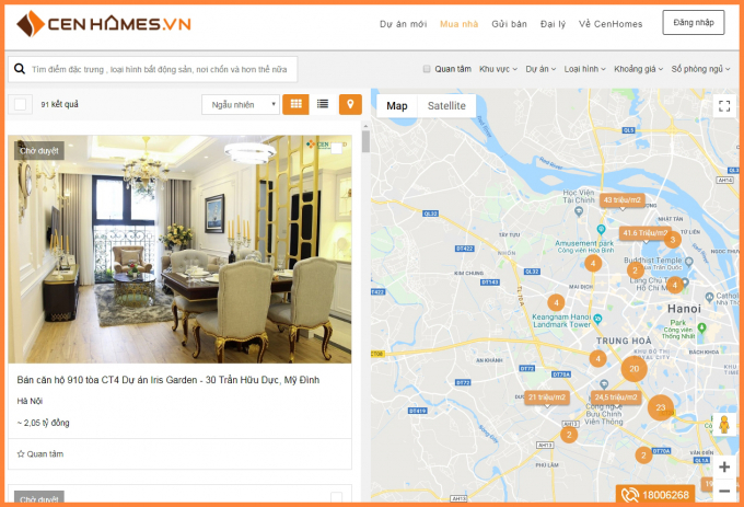 B&aacute;n nh&agrave; kiểu mới tới cenhomes.vn.