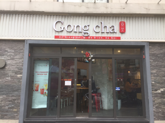 Gong Cha D2 Giảng V&otilde; nơi kh&aacute;ch h&agrave;ng