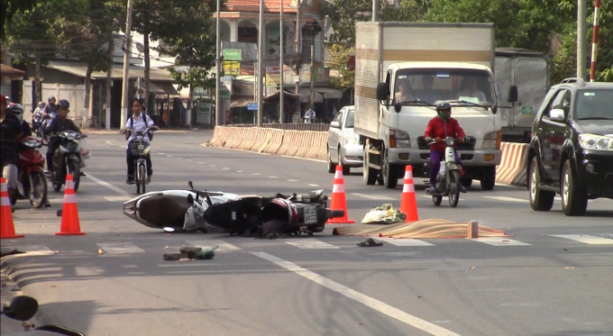 Hiện trường vụ việc (Ảnh: H&agrave; Bắc)