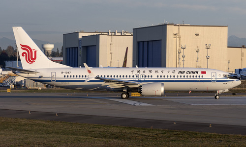 M&aacute;y bay Boeing 737 MAX 8 thuộc h&atilde;ng h&agrave;ng kh&ocirc;ng Trung Quốc Air China. Ảnh:&nbsp;Airliners.