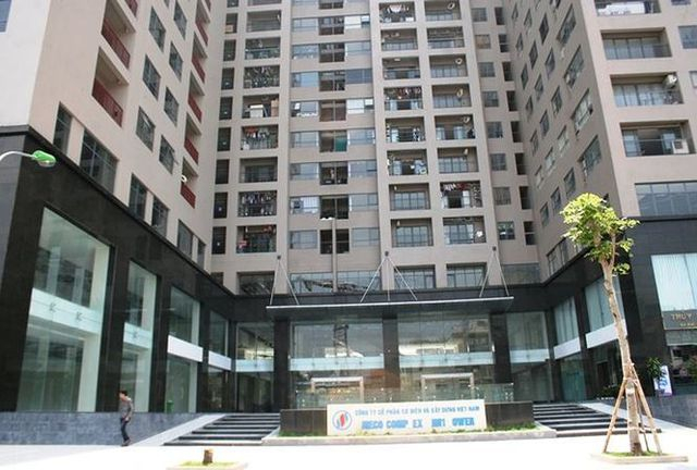 Chung cư HH1 - HH2, ng&otilde; 102 Trường Chinh do C&ocirc;ng ty cổ phần cơ điện x&acirc;y dựng Việt Nam l&agrave;m chủ đầu tư bị b&ecirc;u t&ecirc;n tồn tại vi phạm về PCCC.