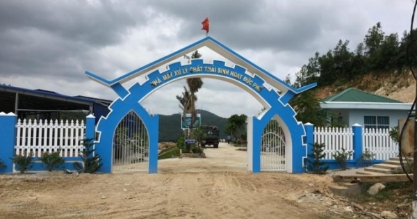 Nhiều sai phạm tại nhà máy xử lý chất thải rắn sinh hoạt huyện Đức Phổ