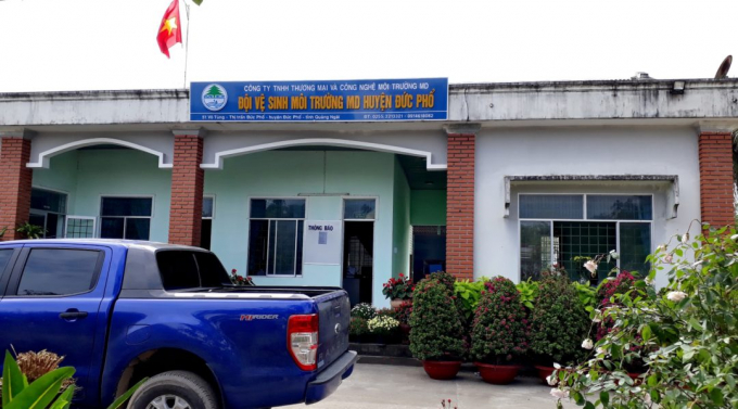 Đội vệ sinh m&ocirc;i trường huyện Đức Phổ (Nguồn:&nbsp;moitruongmd.com).&nbsp;