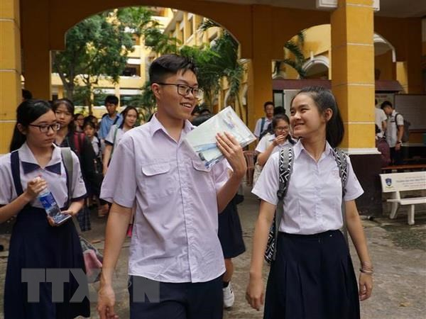 Mục ti&ecirc;u của Th&agrave;nh phố l&agrave; đến năm 2020 c&ograve;n khoảng 60% học sinh v&agrave;o lớp 10 c&ocirc;ng lập. Ảnh minh họa. (Ảnh: Thu Ho&agrave;i/TTXVN).