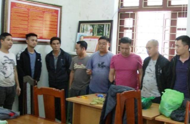 C&aacute;c đối tượng tại cơ quan C&ocirc;ng an.