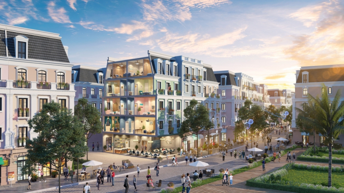 Thiết kế tinh tế của Shophouse Melodia ph&ugrave; hợp với mọi loại h&igrave;nh kinh doanh du lịch.