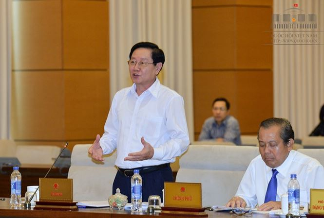 Bộ trưởng Nội vụ L&ecirc; Vĩnh T&acirc;n.