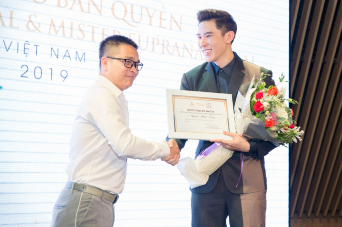 Minh Trung trở th&agrave;nh gi&aacute;m đốc của&nbsp;Mister International.