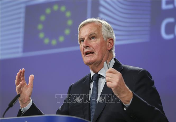 Trưởng đo&agrave;n đ&agrave;m ph&aacute;n Li&ecirc;n minh ch&acirc;u &Acirc;u về Brexit Michel Barnier. Ảnh: THX/TTXVN