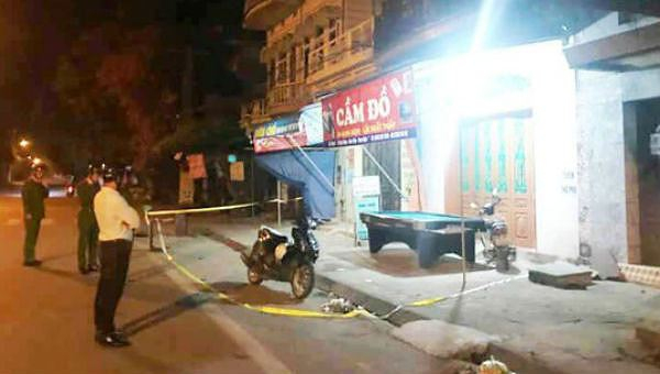 Khu vực tiệm cầm đồ nơi xảy ra &aacute;n mạng