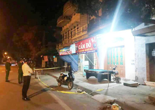 Hiện trường vụ &aacute;n mạng.