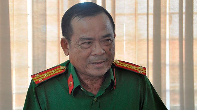 Đại t&aacute; Phạm Hữu Ch&acirc;u, ph&oacute; gi&aacute;m đốc C&ocirc;ng an tỉnh Long An. Ảnh Văn Minh