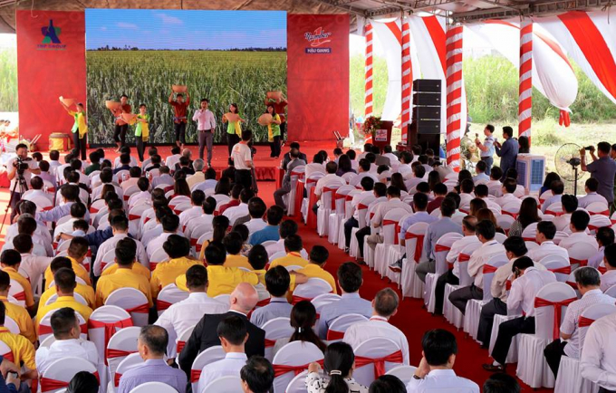 &nbsp;Kh&aacute;ch mời tham dự sự kiện Kh&aacute;nh th&agrave;nh nh&agrave; m&aacute;y Number One Hậu Giang.&nbsp;