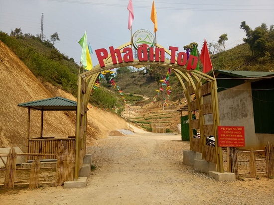 Điểm dừng ch&acirc;n l&yacute; tưởng nhất ch&iacute;nh l&agrave; tại Khu du lịch sinh th&aacute;i n&ocirc;ng nghiệp Pha Đin, với những vườn hoa, c&acirc;y cảnh được trang tr&iacute; đẹp mắt, khiến bất cứ ại ngang qua cũng phải dừng lại ngắm nh&igrave;n, chụp ảnh chek-in.