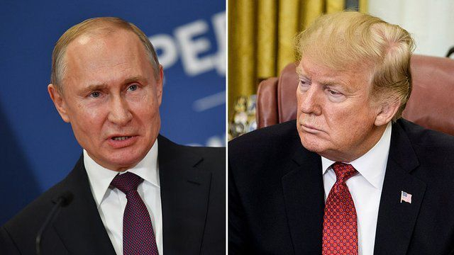 &nbsp;Tổng thống Nga Vladimir Putin v&agrave; Tổng thống Mỹ Donald Trump. (Ảnh: Getty)