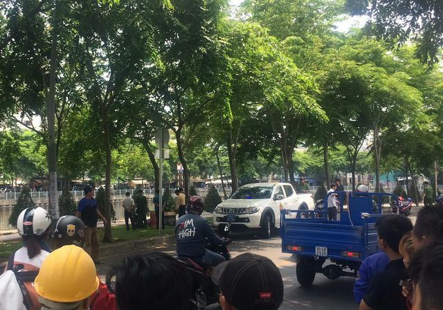 Hiện trường vụ &aacute;n thầy gi&aacute;o s&aacute;t hại đồng nghiệp l&agrave; vợ sắp cưới.