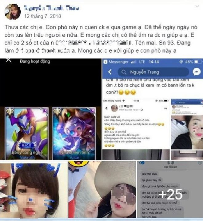 B&agrave;i đ&aacute;nh ghen online của c&aacute;c &ldquo;Hoạn Thư&rdquo; thời hiện đại.