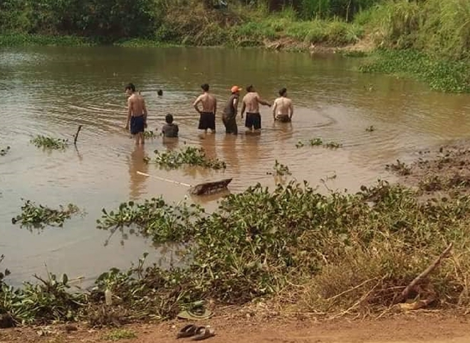 Nơi ph&aacute;t hiện 3 nạn nh&acirc;n bị đuối nước.