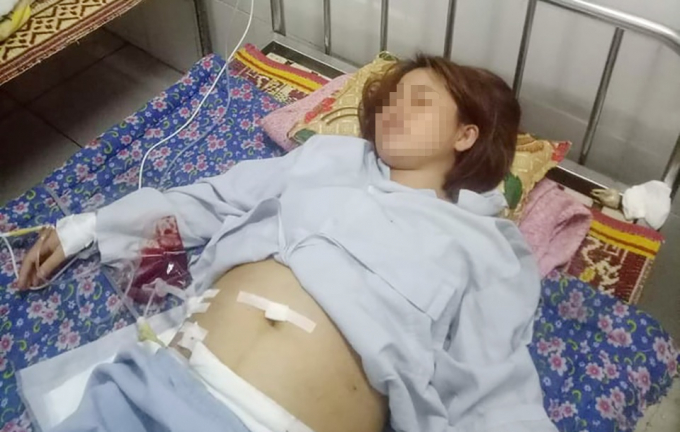 Bệnh nh&acirc;n H&oacute;a bị mất 1 b&ecirc;n v&ograve;i trứng sau ca mổ ruột thừa ở BVĐK TX. Hồng Lĩnh