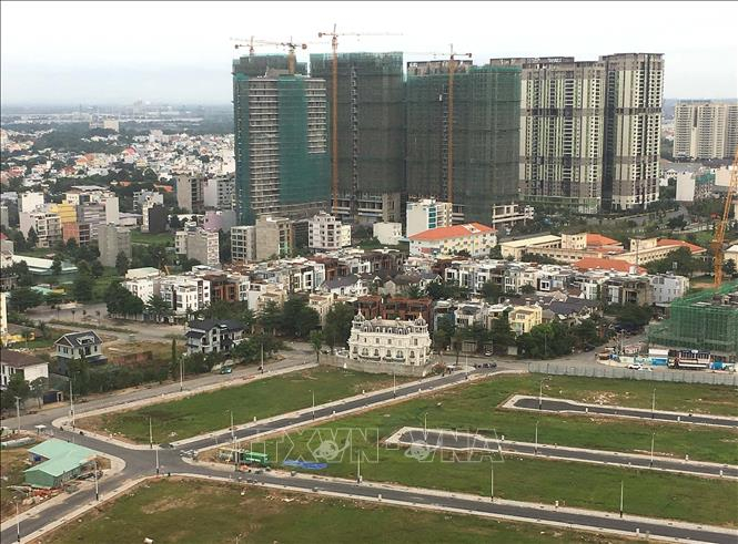 Nguồn vốn FDI v&agrave;o lĩnh vực bất động sản lu&ocirc;n đứng ở vị tr&iacute; cao. Ảnh: Thanh Vũ/TTXVN