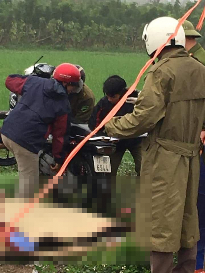 Hiện trường xảy ra sự việc.