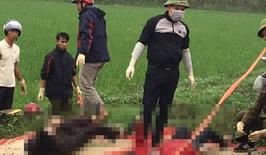 Đau xót hai vợ chồng tử vong dưới mương nước, người vợ đang mang bầu