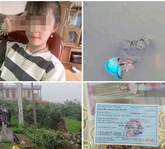 Sau 4 ng&agrave;y mất t&iacute;ch, thi thể nữ sinh&nbsp;được ph&aacute;t hiện dưới mơng nước thuộc x&atilde; Hải Ph&uacute;, Hải Hậu, Nam&nbsp;Định.