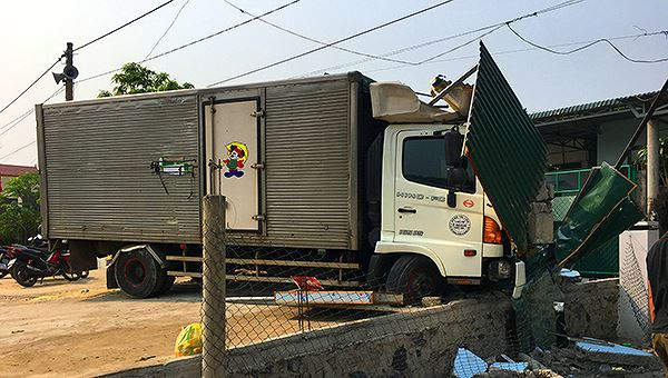 Hiện trường vụ việc.