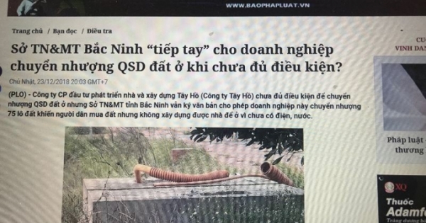 Bắc Ninh: Khởi tố vụ án lừa đảo liên quan đến Dự án Khu đô thị mới Quế Võ