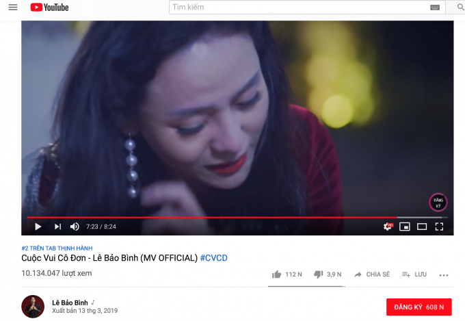 MV Cuộc vui c&ocirc; đơn của L&ecirc; Bảo B&igrave;nh.&nbsp;