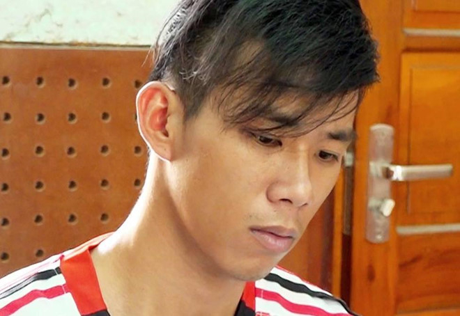 Ph&uacute;c tại cơ quan điều tra. Ảnh: Tiến Tầm.