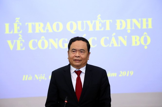 Bổ nhiệm &ocirc;ng Vũ Văn Tiến giữ chức Trưởng Ban Tuy&ecirc;n gi&aacute;o UBTƯ MTTQ Việt Nam