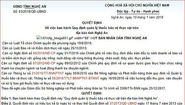 Quyết định số 03/2018/QĐ-UBND ng&agrave;y 10/01/2018 đ&atilde; được thay thế do kh&ocirc;ng ph&ugrave; hợp